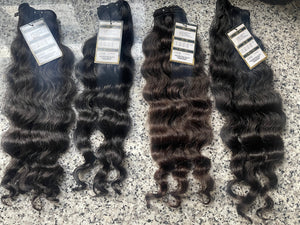 Raw Indian Wavy & Curly Hair Extensions