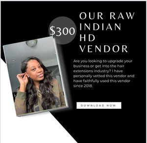 Raw Indian HD Lace vendor
